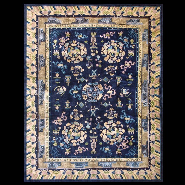 Early 20th Century Chinese Peking Carpet 